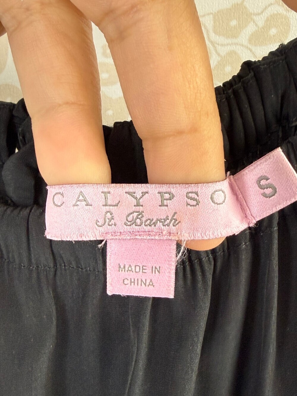 Calypso St. Barth Black Sleeveless Sarah Asymmetric Maxi Dress - Size - Small - Picture 8 of 10